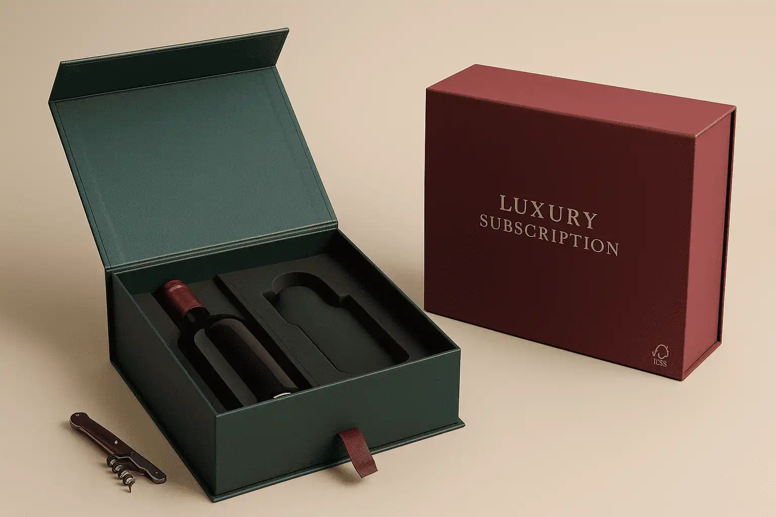 Rigid Boxes for Luxury Subscription Wine or Spirits